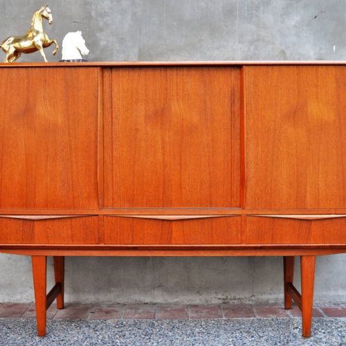 Danish TEAK BUFFET w/tons of storage&sex appeal by E.W. Bach