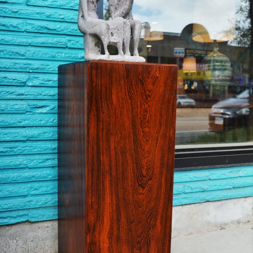 Stunning Danish Rosewood Sculpture Plinth / Pedestal / Plant Stand