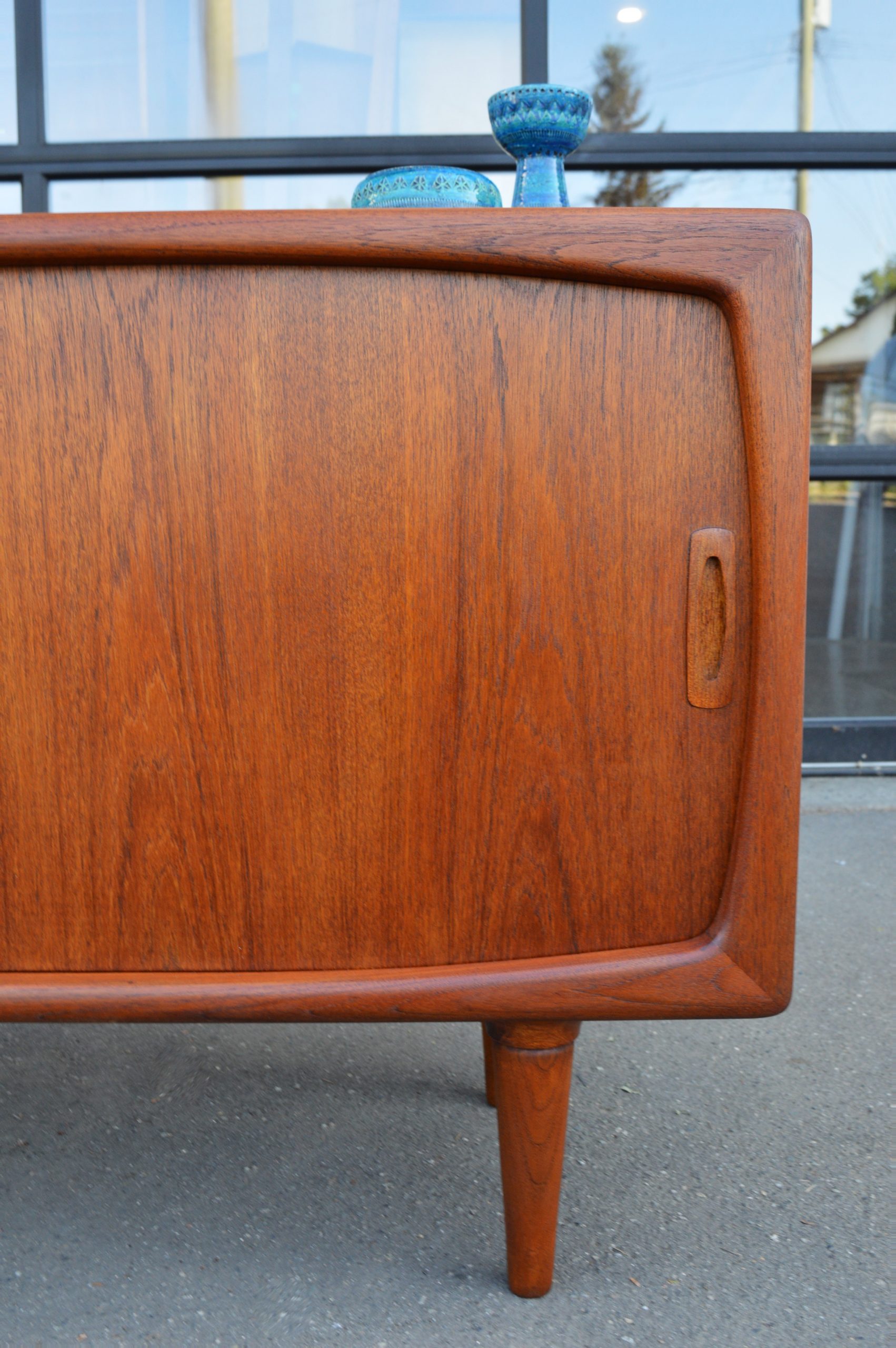 Sexy Petite Size Teak Quality Atomic Sideboard by HP Hansen - Image 5